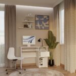Porto Right-Side Desk – White Finish - Image 9