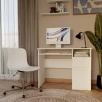 Porto Right-Side Desk – White Finish - Image 3