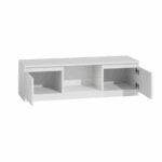 Malwa 140 Modern TV Unit in White High Gloss - Image 2