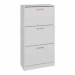 Paula Shoe Cabinet in White Matt