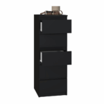 Malwa W5 Tallboy 5-Drawer Chest - Black - Image 2