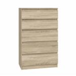 Malwa M5 5-Drawer Chest - Sonoma Oak
