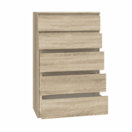 Malwa M5 5-Drawer Chest - Sonoma Oak - Image 2
