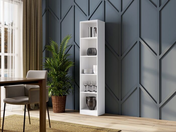 Onyx R40 White Bookcase - Image 3