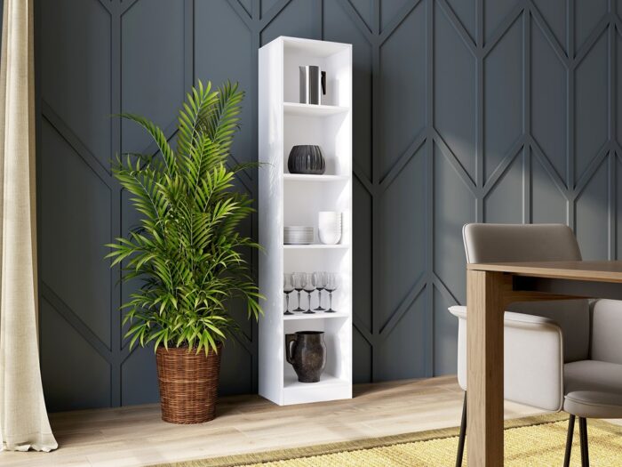 Onyx R40 White Bookcase - Image 4