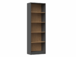 Onyx R60 Classic Bookcase in Anthracite / Artisan Oak