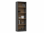 Onyx R60 Classic Bookcase in Anthracite / Artisan Oak - Image 2