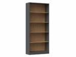 Onyx R80 Classic Bookcase in Anthracite / Artisan Oak
