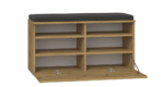 Riva Shoe Cabinet with Seat in Artisan Oak - Image 2