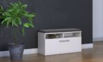 Orion White Shoe Cabinet - Image 3