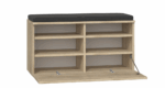 Riva Shoe Cabinet with Seat in Sonoma Oak - Image 2