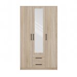 Wardrobe Remos 120 Mirror Sonoma Oak - Image 2