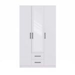Wardrobe Remos 120 Mirror White - Image 5