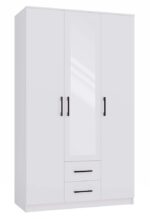 Wardrobe Remos 120 Mirror White