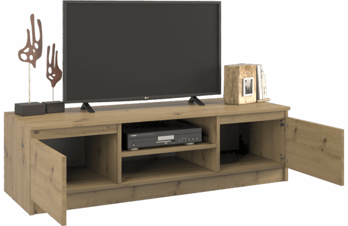 TV Stand Dalton 120 Artisan Oak - Image 2
