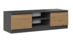 TV Stand Dalton 120 Anthracite Oak