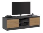 TV Stand Dalton 120 Anthracite Oak - Image 2