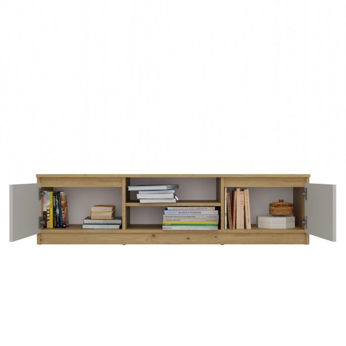 TV Stand Dalton 140 Oak & Cashmere Beige - Image 15