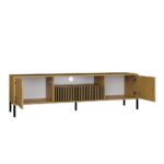 TV Cabinet Elwood 160 Oak Ribbed Front - Image 2