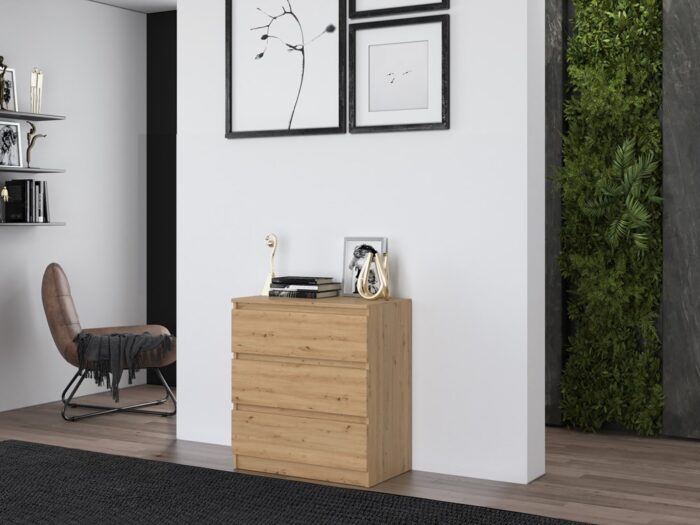 Malwa M3 Oak Effect Storage Unit - Image 11