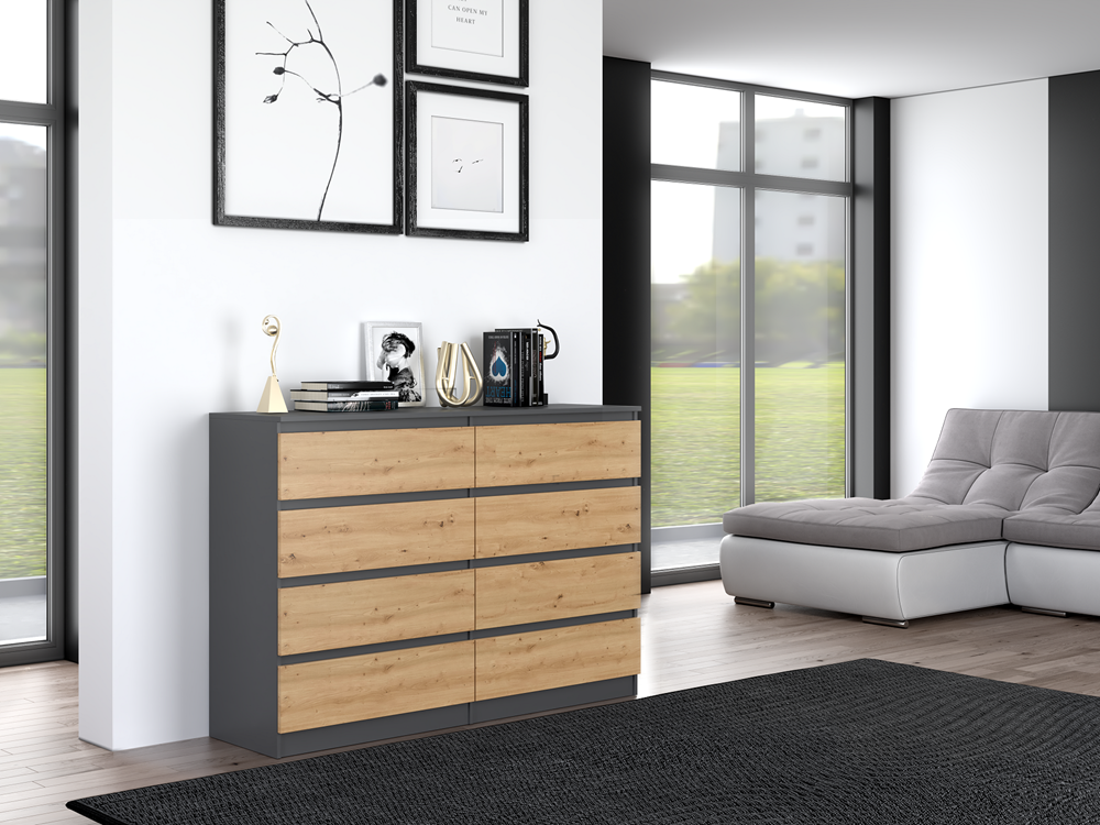 R_M8_140close Malwa M8 Dresser - Anthracite & Artisan Oak - Image 11