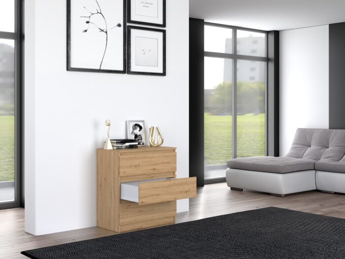Malwa M3 Oak Effect Storage Unit - Image 9