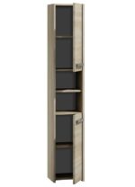 Sara S30 Tall Bathroom Cabinet in Sonoma Oak - Image 3