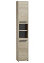 Sara S30 Tall Bathroom Cabinet in Sonoma Oak