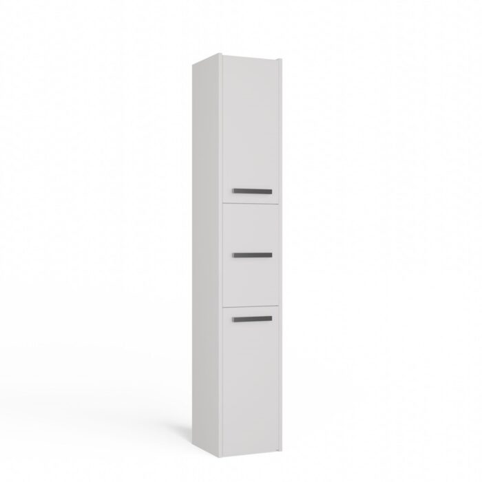 Sara Slim White Cabinet - Image 1