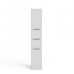 Sara Slim White Cabinet - Image 2