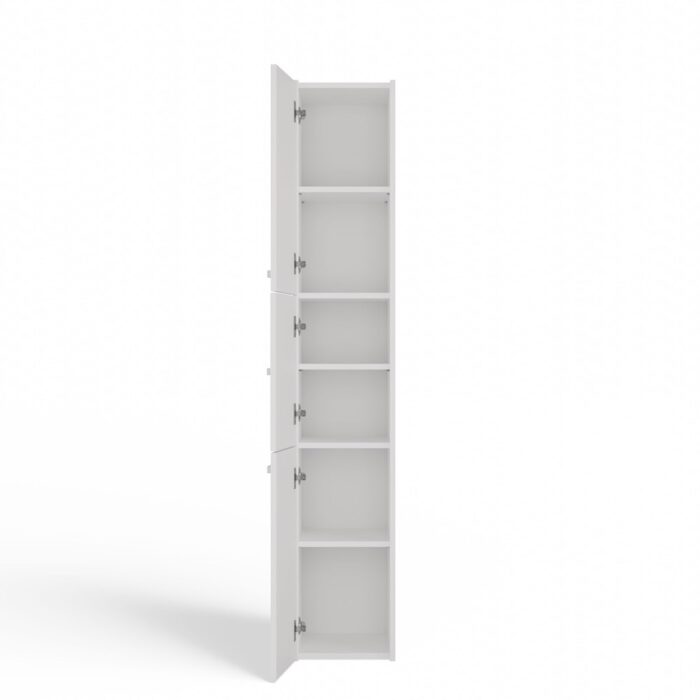 Sara Slim White Cabinet - Image 3