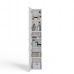 Sara Slim White Cabinet - Image 5