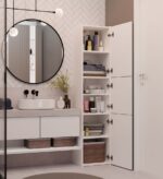 Sara White Storage Cabinet - Image 3