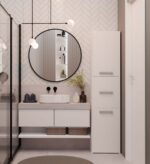 Sara White Storage Cabinet - Image 2