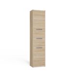 Sara S43 Tall Bathroom Cabinet in Sonoma Oak - Image 9