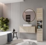 Sara S30 Tall Bathroom Cabinet in Sonoma Oak - Image 5