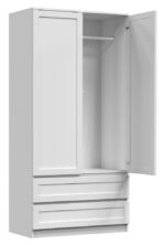 Wardrobe Arvis 90 White - Image 2