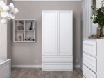Wardrobe Arvis 90 White - Image 4