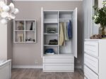 Wardrobe Arvis 90 White - Image 5