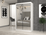 Wardrobe Elara 120 White - Image 3