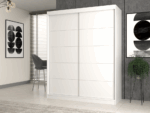 Wardrobe Elara 160 White - Image 2