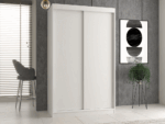 Wardrobe Elara 120B White - Image 4