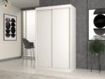 Wardrobe Elara 120B White - Image 3