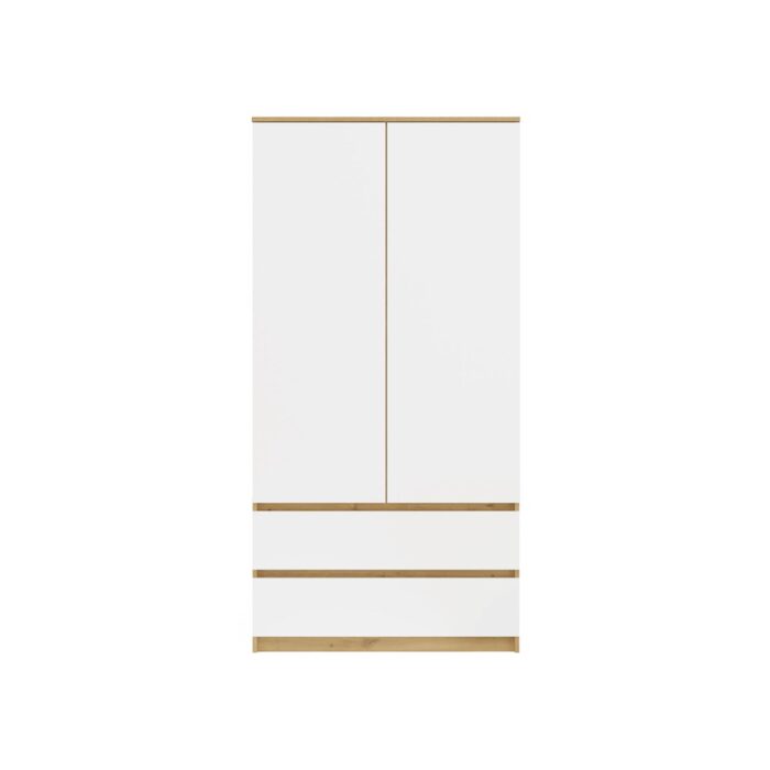 Wardrobe Liora SS-90 Oak White - Image 6