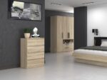 Malwa M4 Chest of Drawers - Sonoma Oak - Image 6