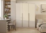 Wardrobe Soria 150 3-Door Beige - Image 3