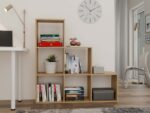 STEP RS-30 Modern Cube Bookcase in Artisan Oak - Image 5
