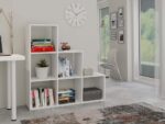 STEP RS-30 Modern Cube Bookcase in White - Image 2