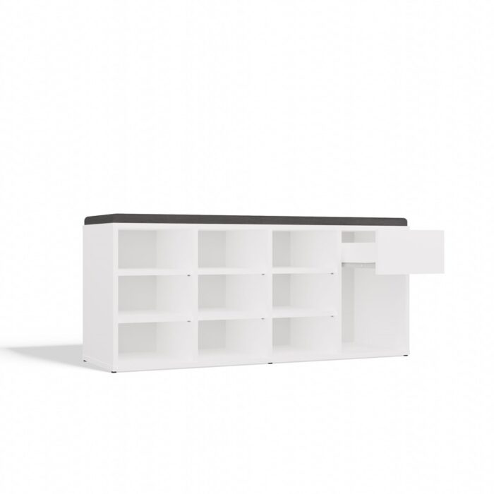 Tallin White Shoe Rack - Image 15