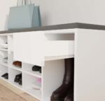 Tallin White Shoe Rack - Image 3